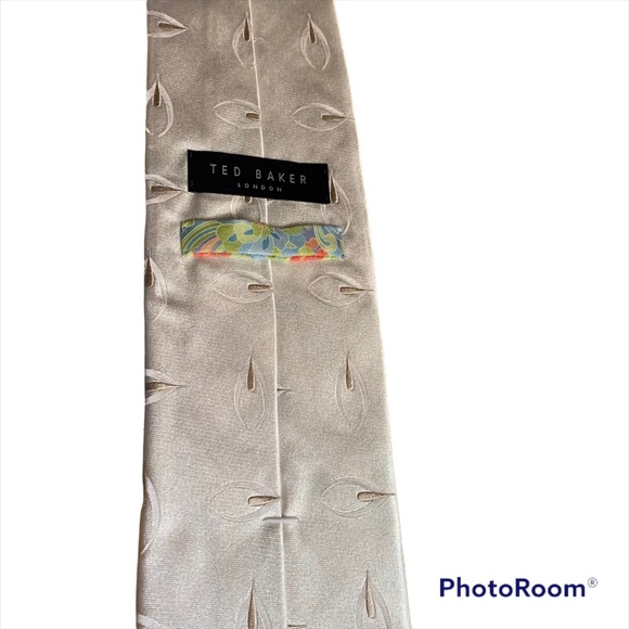 Ted Baker London Men's 100% Silk Tie - Picture 3 of 6